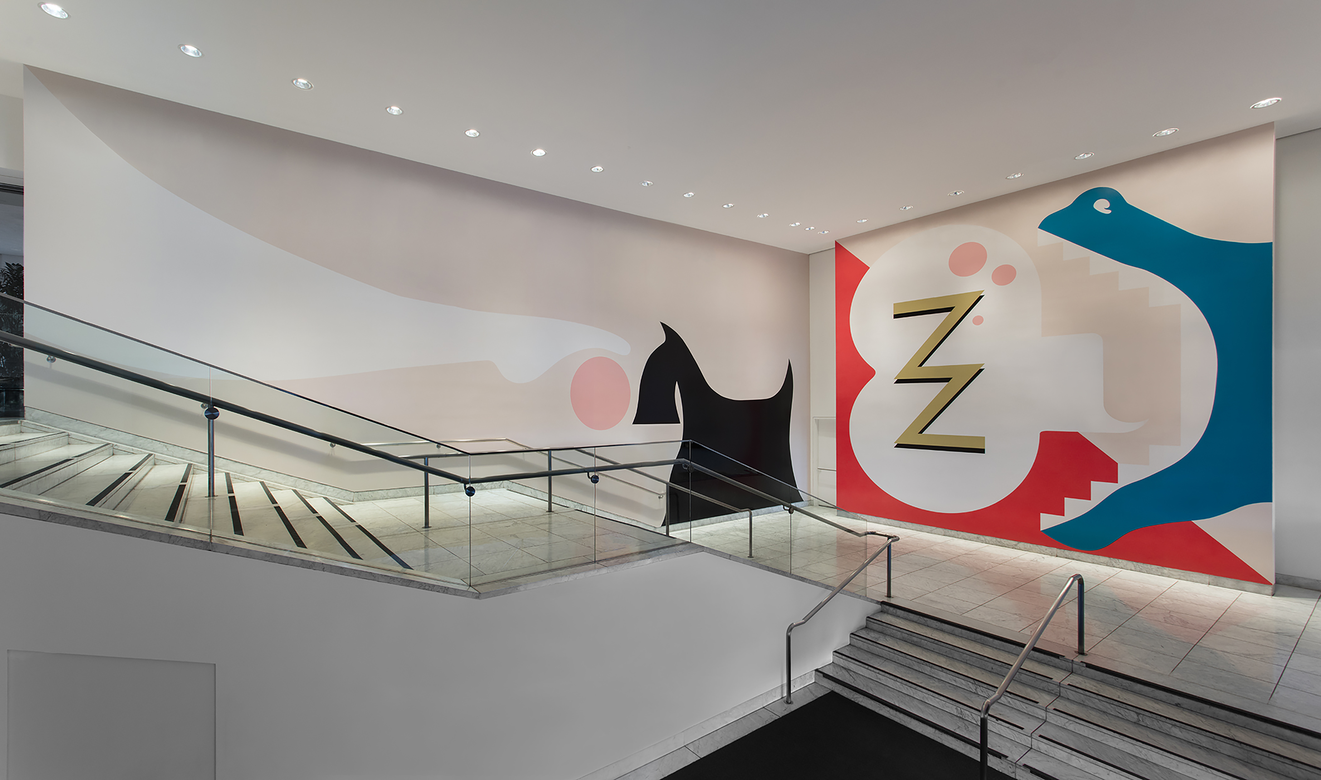 Math Bass — installation at the Hammer Museum