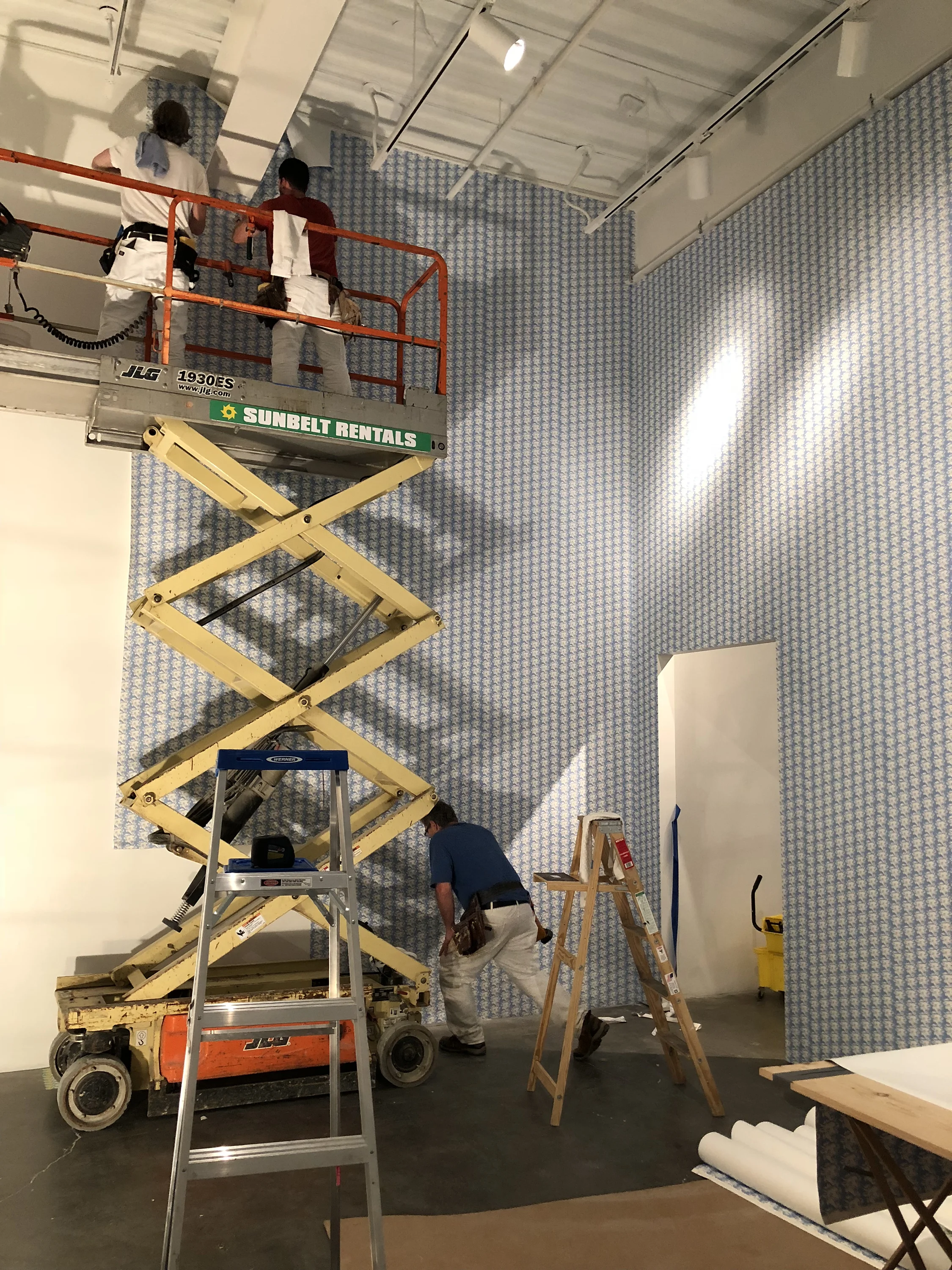Thomas Bayrle, Play Time — installation at the New Museum