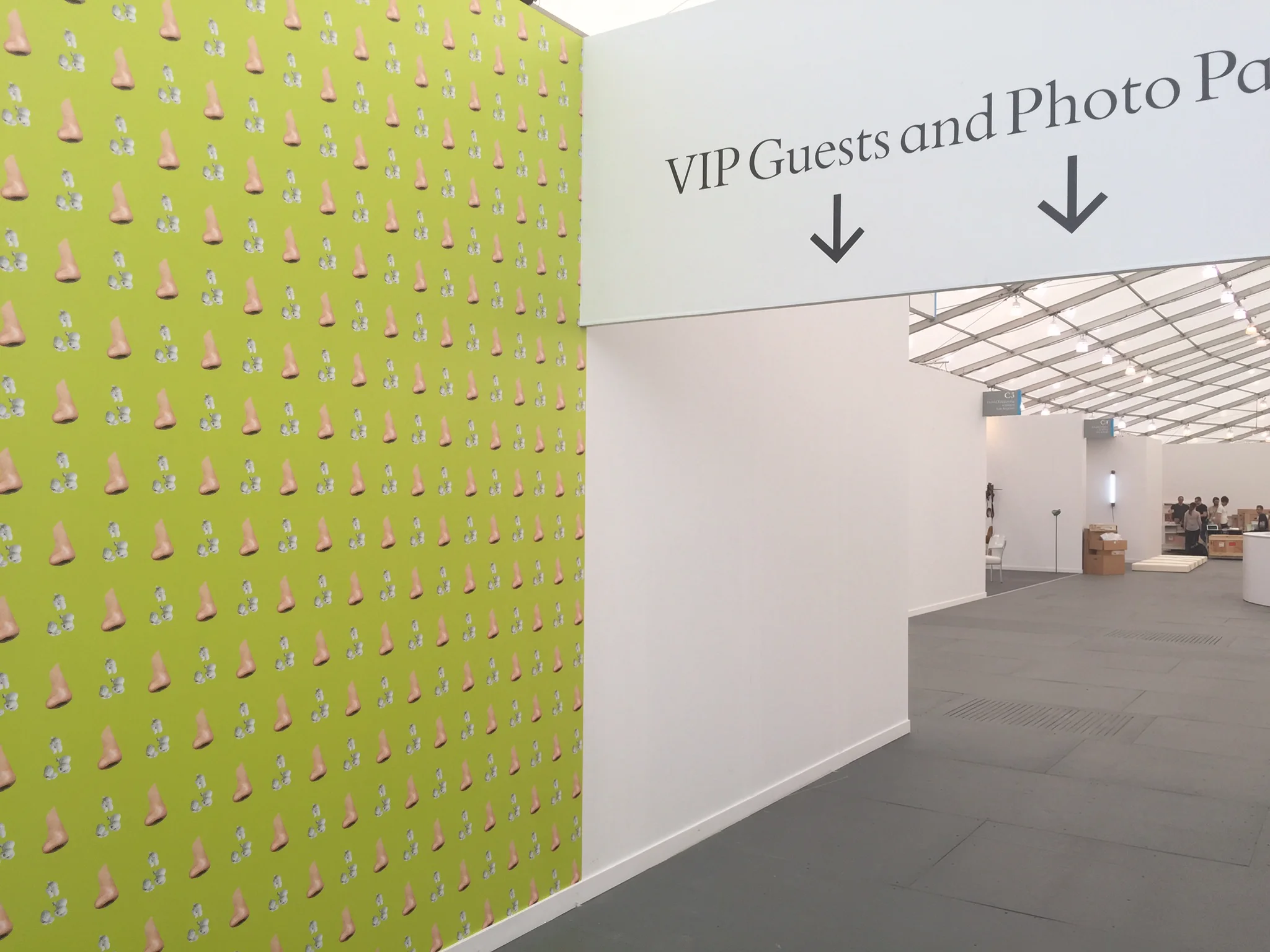 John Baldessari — installation at Frieze