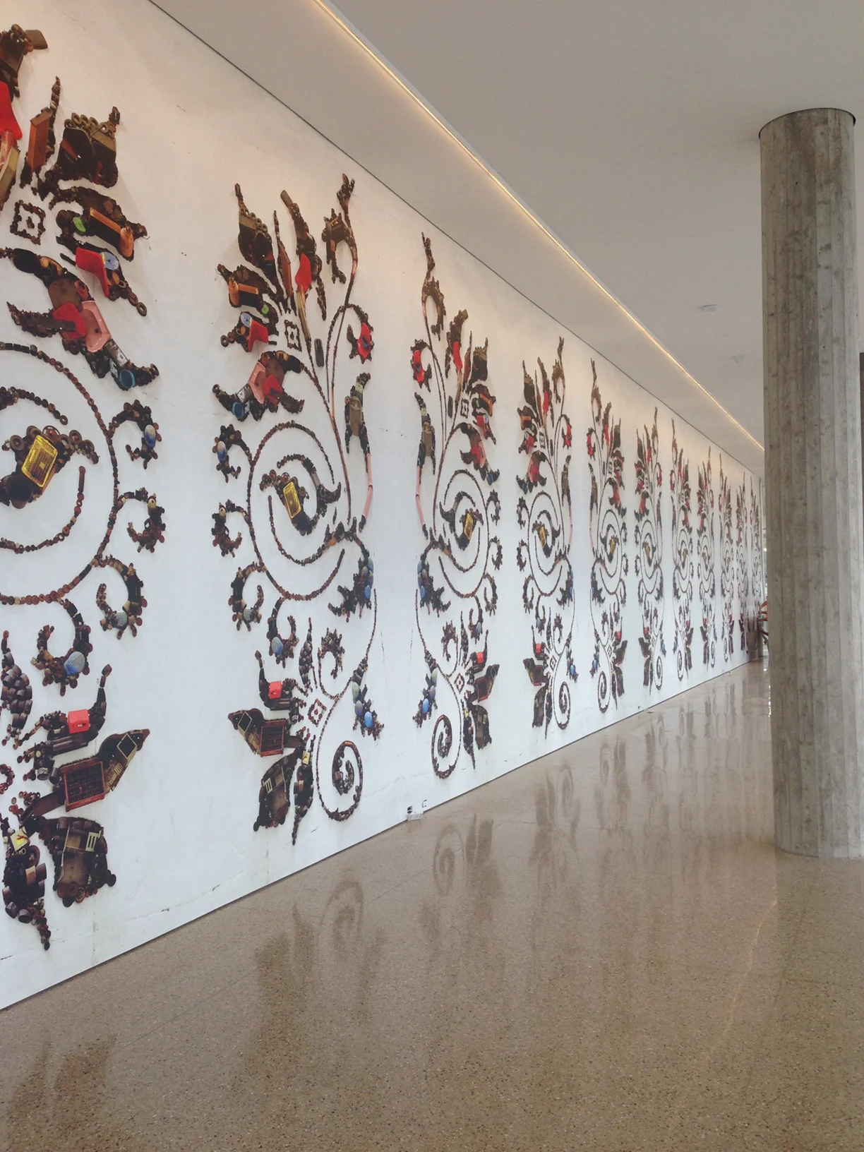 Fleur de Lys — installation at the Milwaukee Art Museum