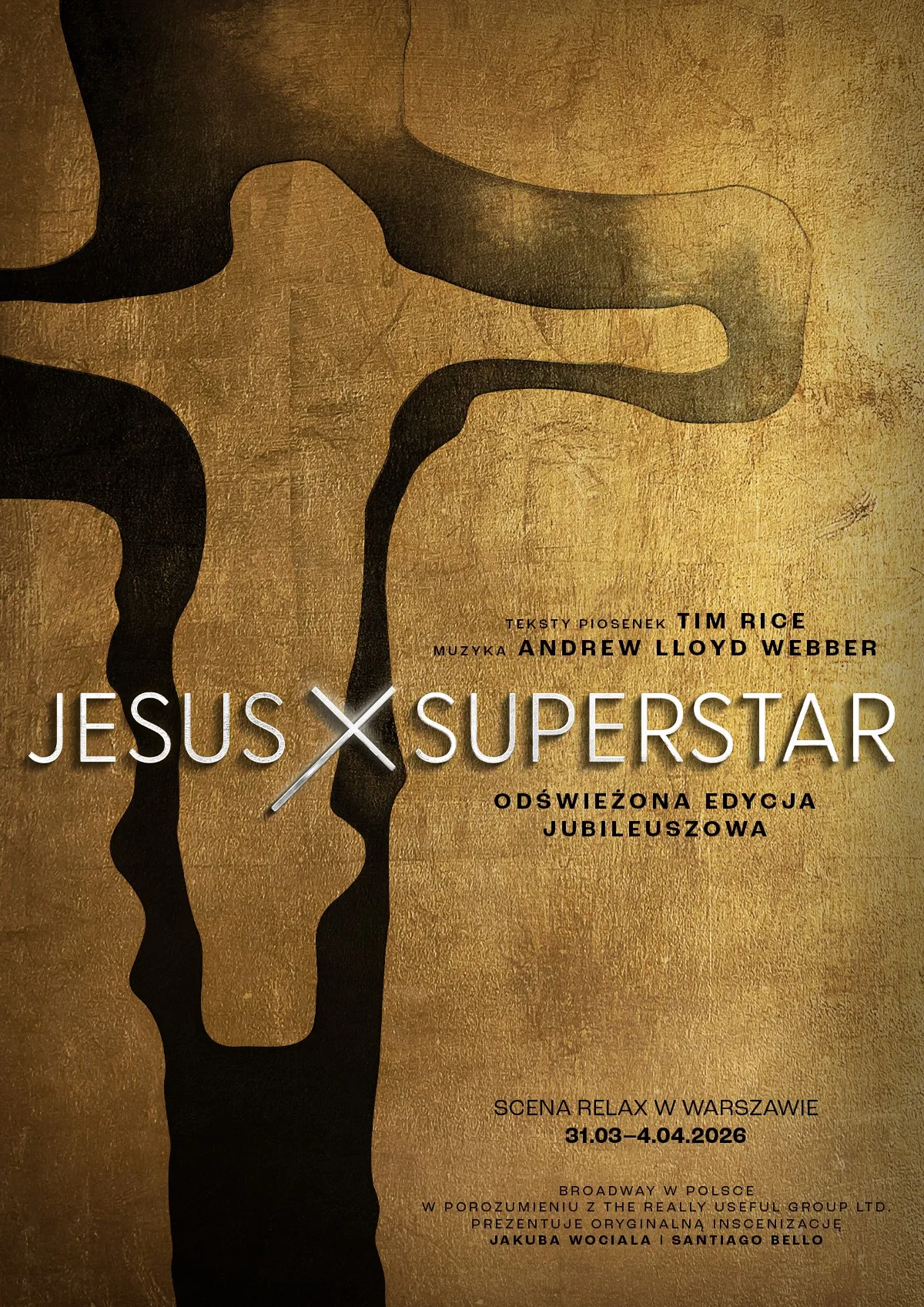 Plakat Jesus Christ Superstar, premiera marzec 2016, Teatr Rampa – 4