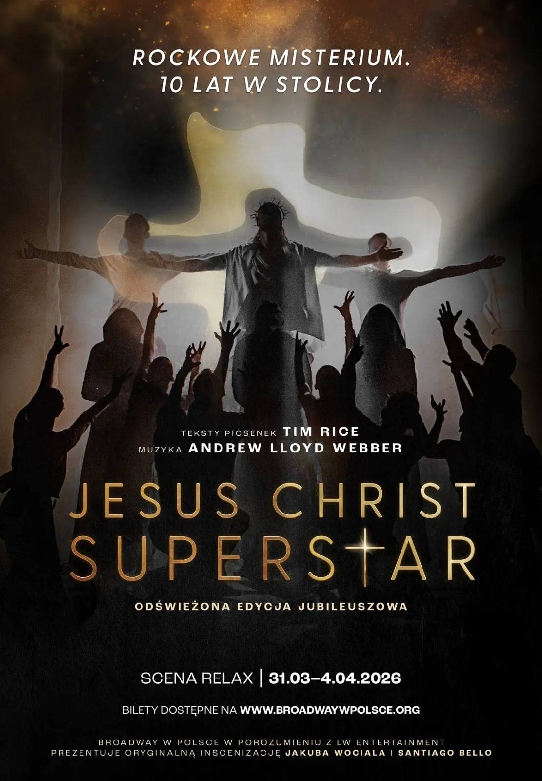 Plakat Jesus Christ Superstar, premiera marzec 2016, Teatr Rampa – 2