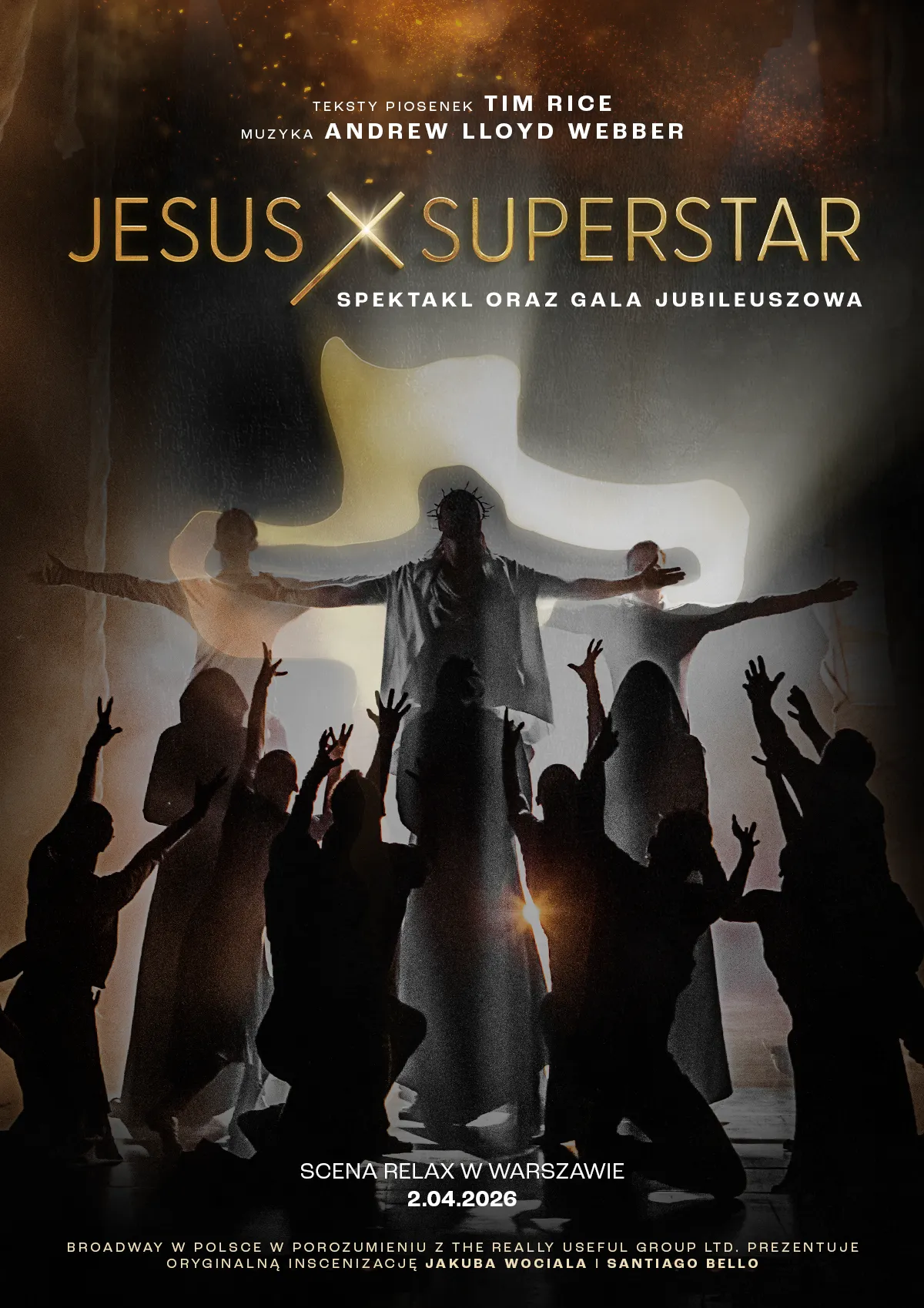 Plakat Jesus Christ Superstar, premiera marzec 2016, Teatr Rampa – 3