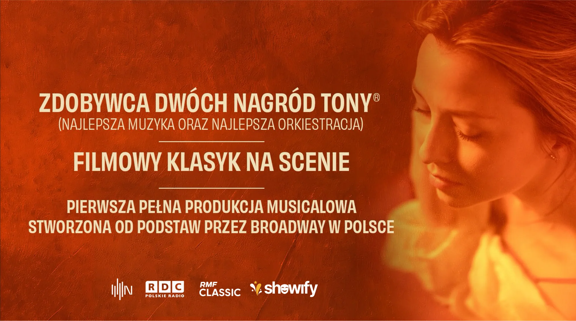 Baner musicalu „Co się wydarzyło w Madison County” – zdobywca dwóch nagród Tony