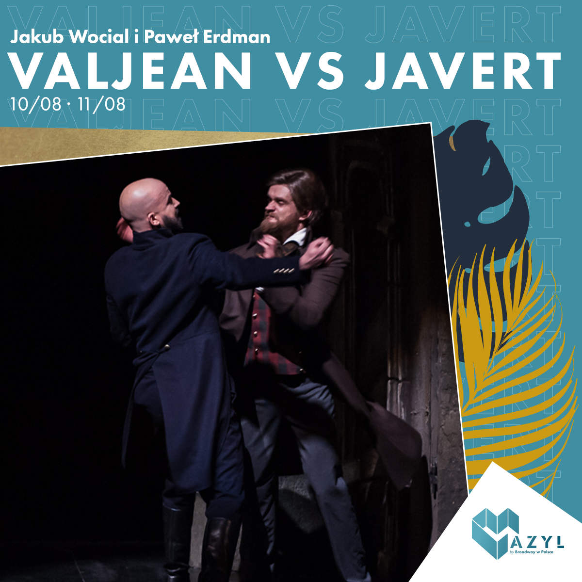 Valjean vs Javert: Paweł Erdman & Wocial (plakat 1)