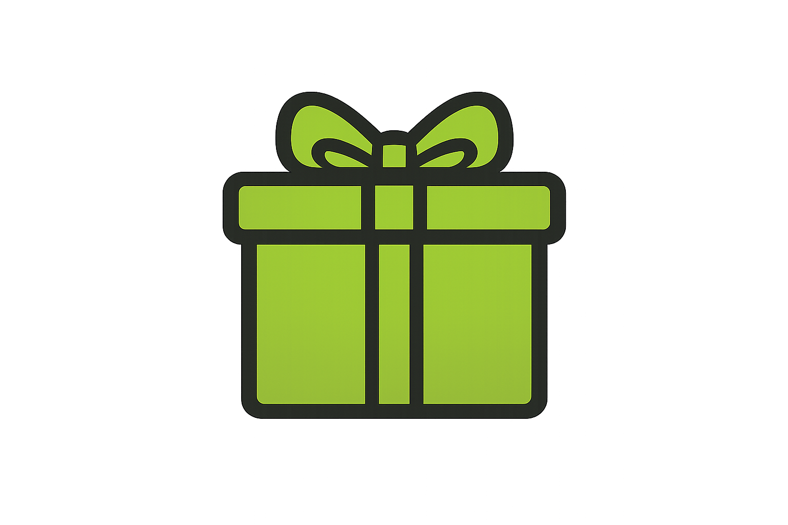 Gift present icon representing exclusive rewards and member benefits for Cannabis House loyalty program and app users in Los Angeles