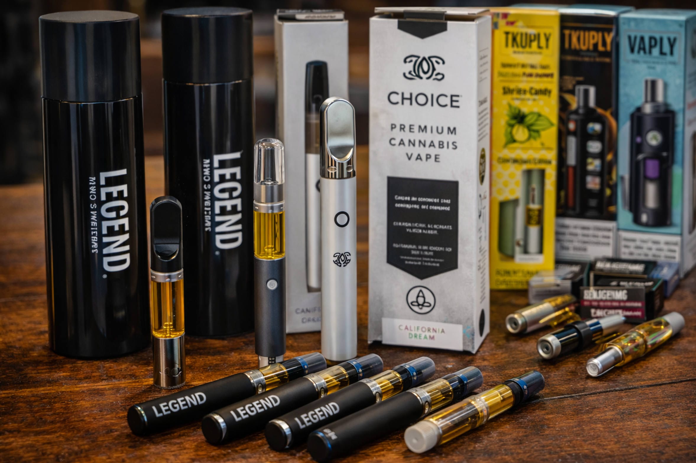Largest selection of premium cannabis vaporizer options including vape cartridges and disposables available at Cannabis House near USC in Los Angeles
