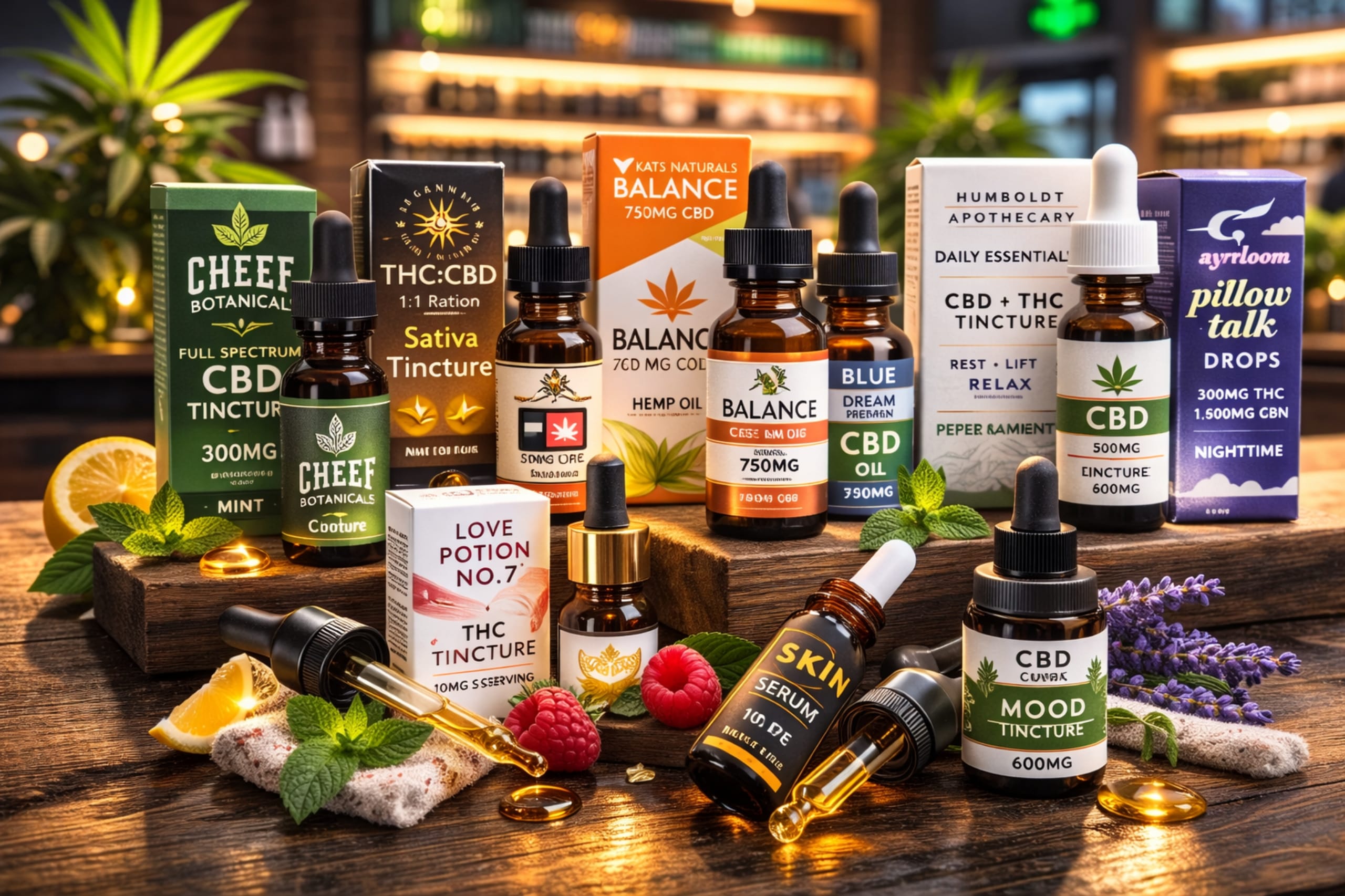Largest selection of premium cannabis tinctures available at Cannabis House licensed dispensary near USC in Los Angeles