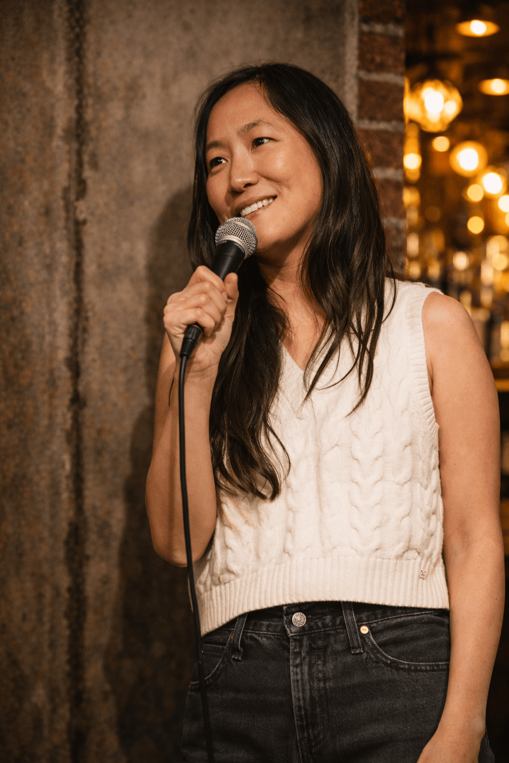 Featured local comedian Tien Tran highlighted on the Cannabis House Live Local Comedy page in Los Angeles