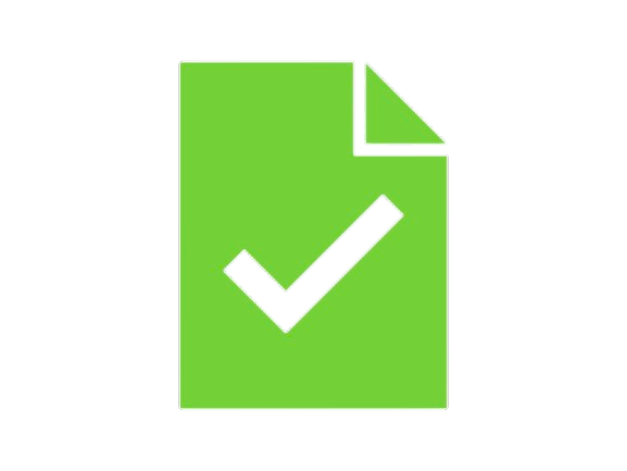 Compliance checkmark document icon representing regulatory experience, retail partnerships, and professional standards at Cannabis House licensed cannabis dispensary in Los Angeles
