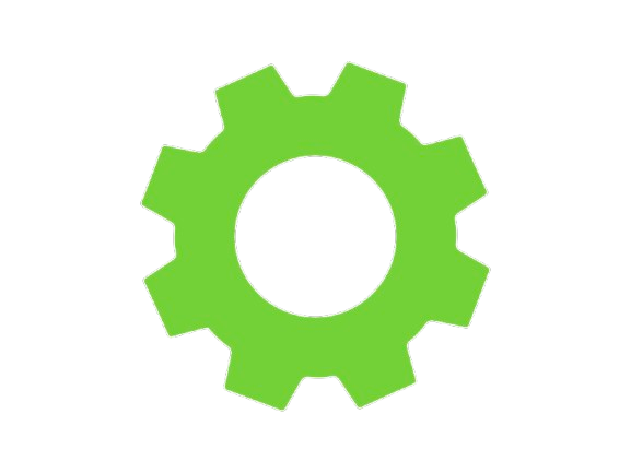 Gear icon representing expert cannabis dispensary operations, retail exposure, turnaround strategy, and team training at Cannabis House in Los Angeles