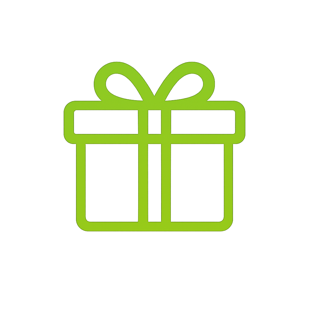 Cannabis rewards gift icon for the Cannabis House app — unlock exclusive birthday rewards and member benefits at our Los Angeles dispensary near USC