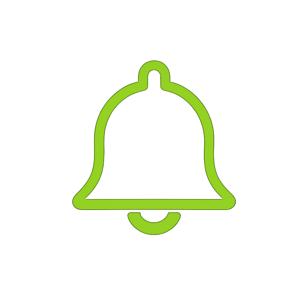 Real-time cannabis deal alert notification icon for the Cannabis House app — never miss a deal at our Los Angeles dispensary near USC