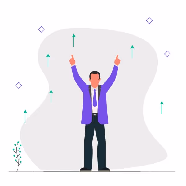 Illustration: Celebrating startup founder