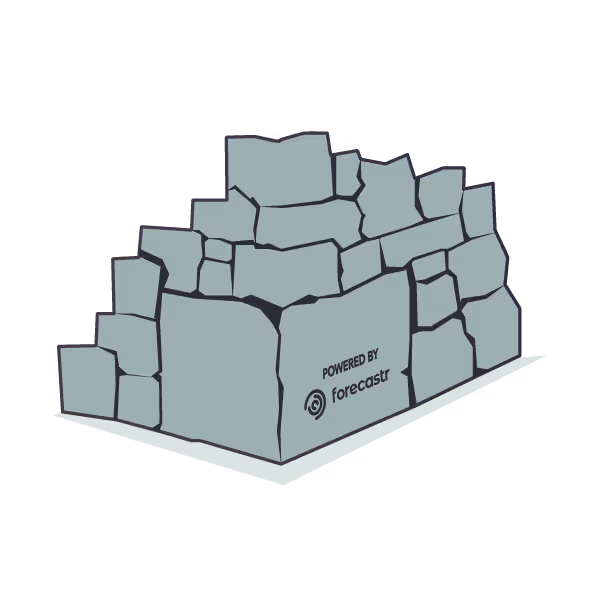 Illustration: Financial foundation cornerstone