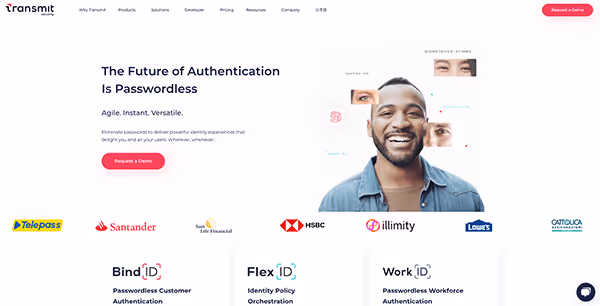 transmit security homepage