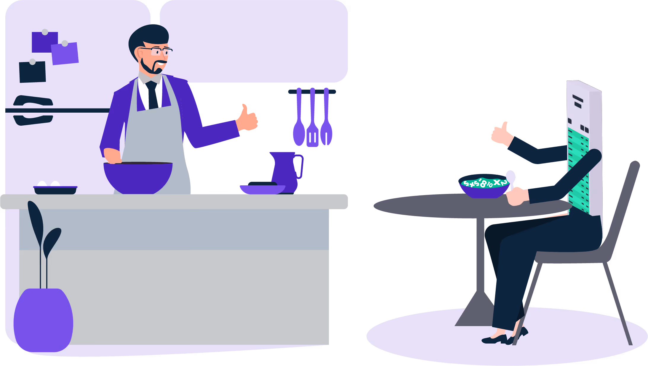 Illustration: A founder and his balance sheet