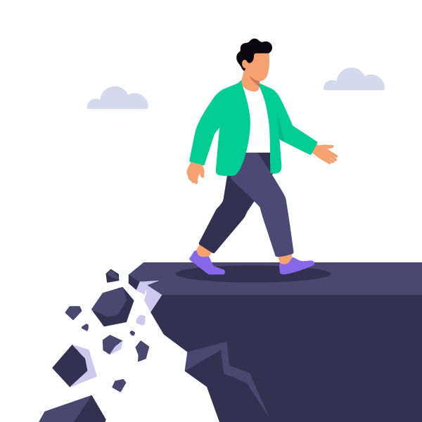 founder-standing-on-crumbling-road-edge