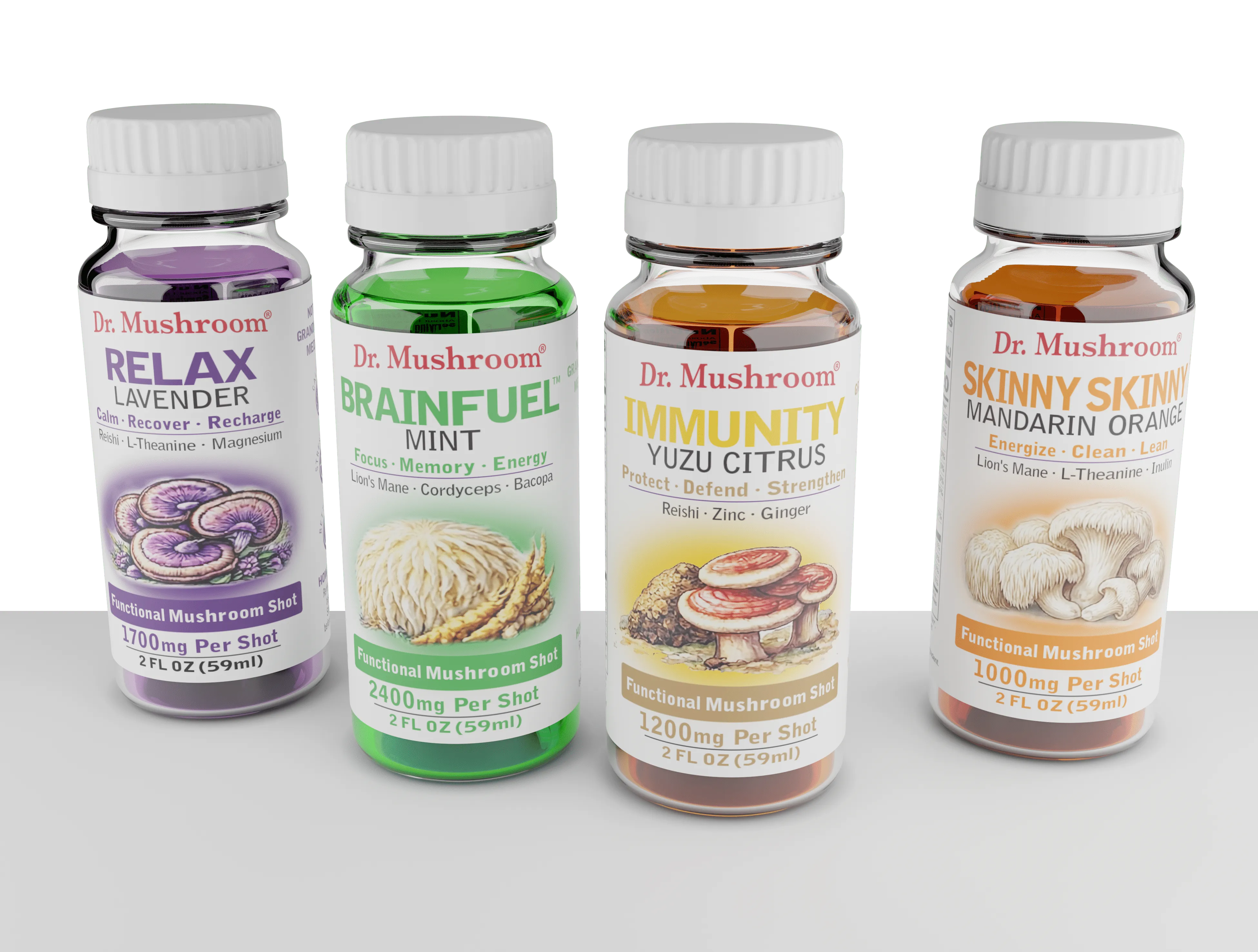 Dr. Mushroom drink collection