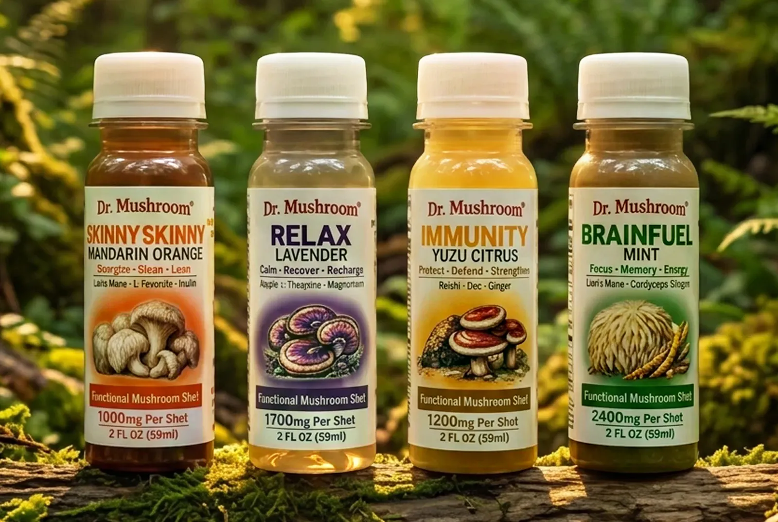 Dr. Mushroom drink collection