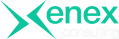 Xenex Consulting logo with stylized green X and text.