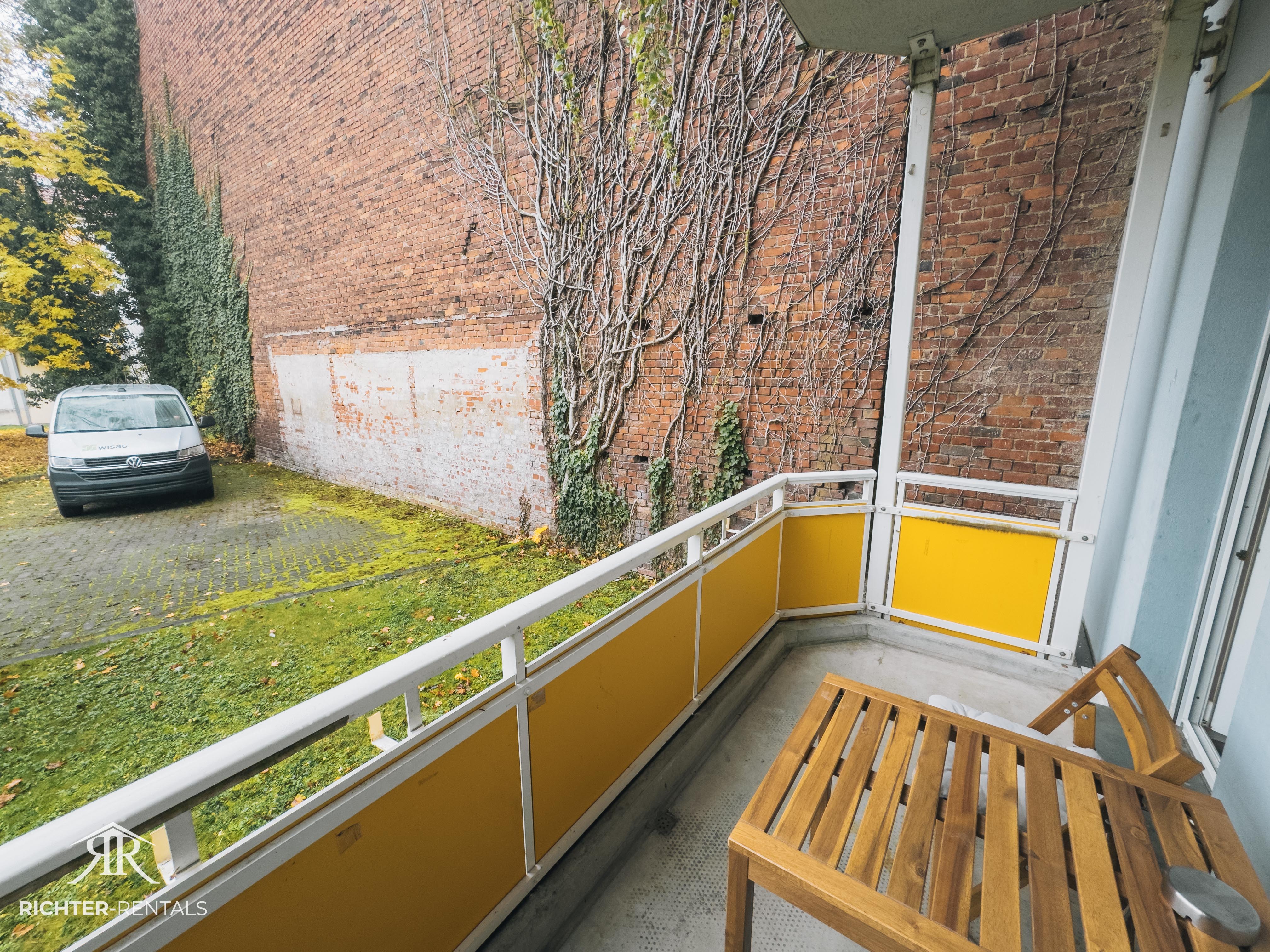 Freundlicher Balkon