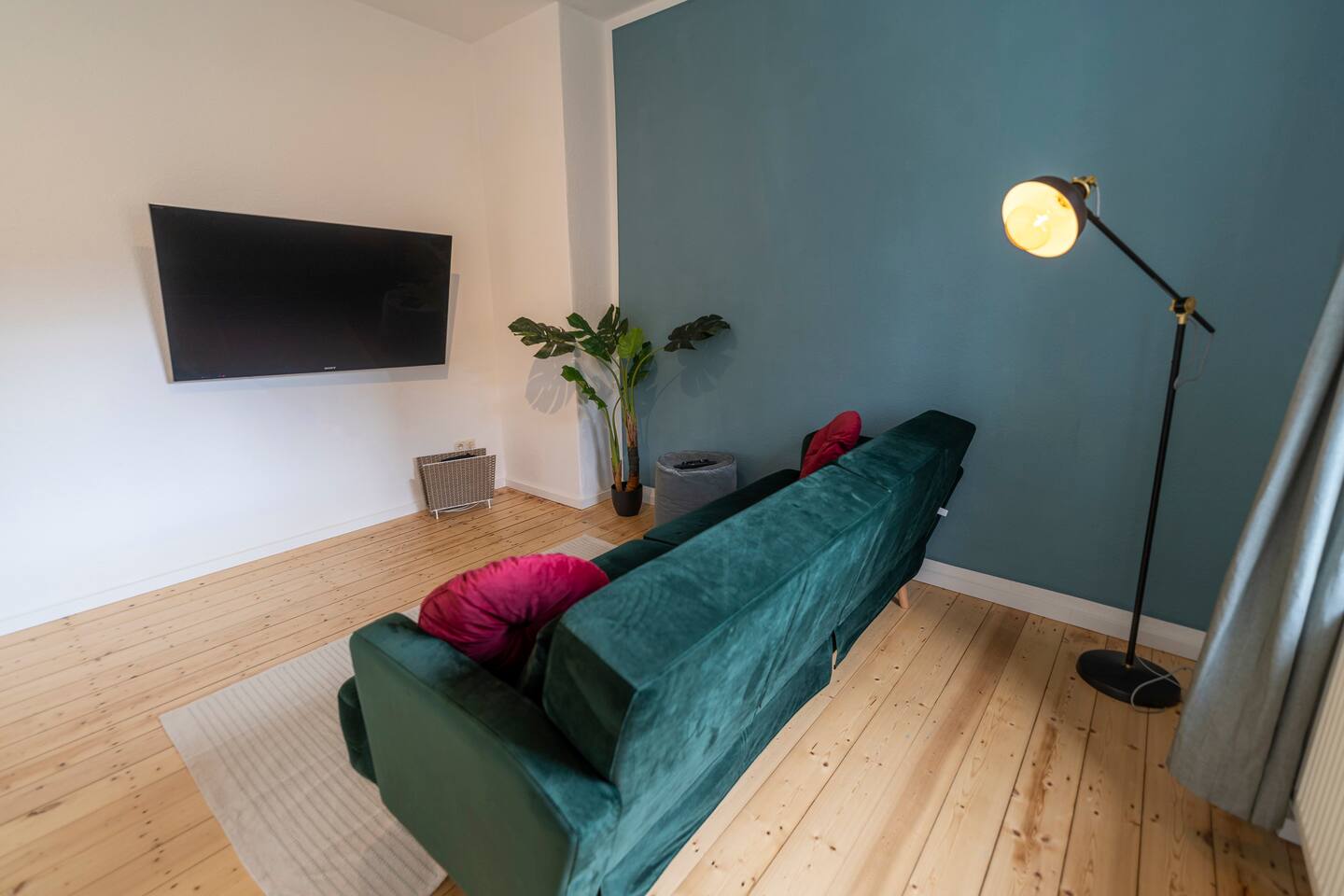 Living room with additional light