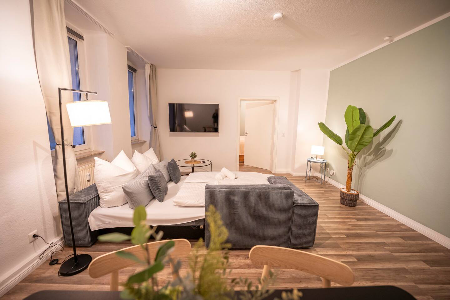 Sofa bed in the living area - additional sleeping option