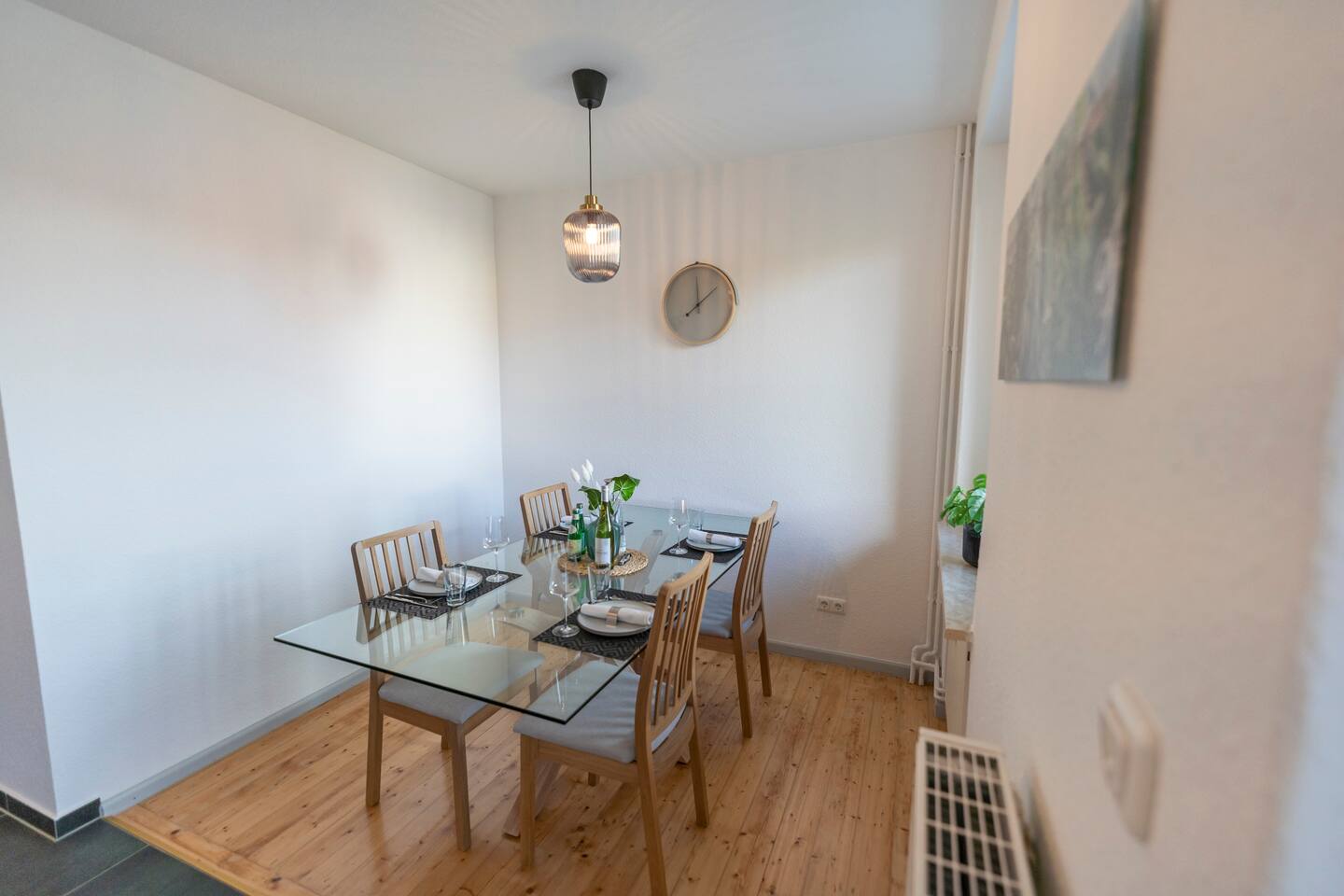 Dining area in the kitchen
