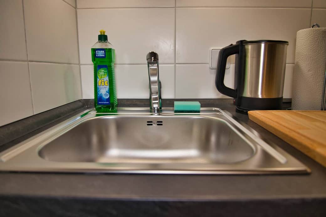 Compact kitchenette with great highlights