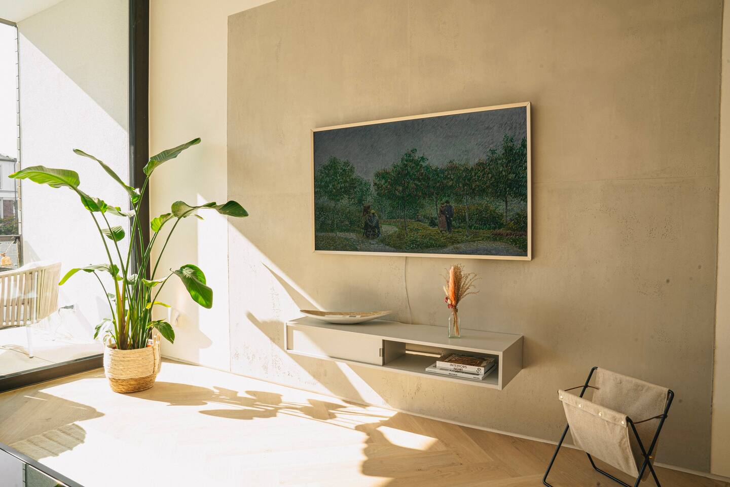 55-inch Smart TV in the living room