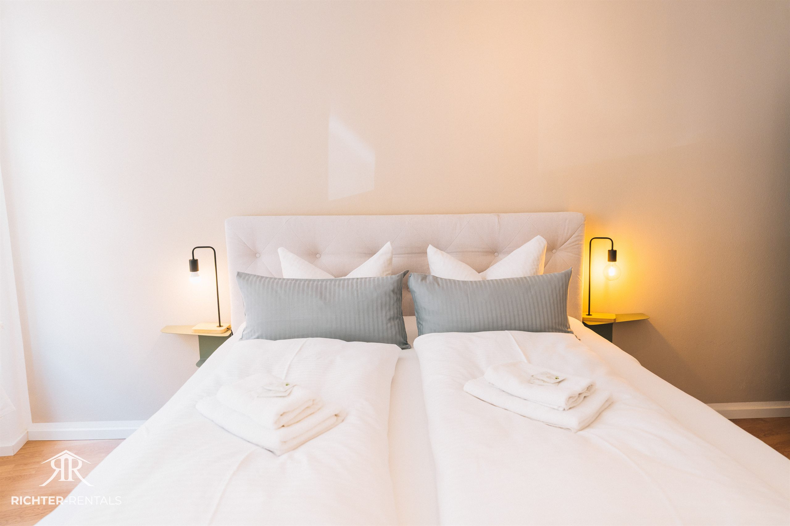 Bettwäsche in Hotelstandard