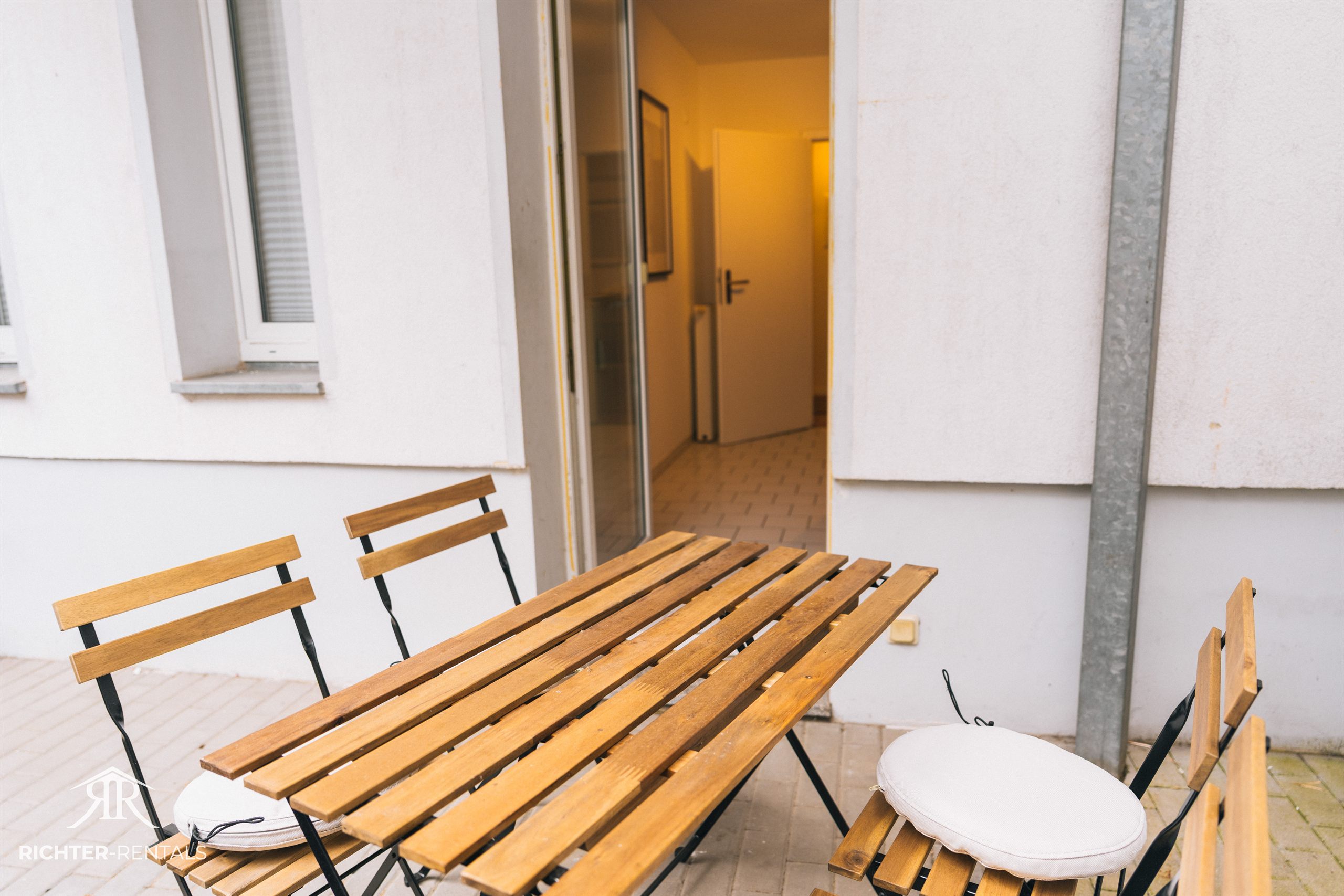 Sitzbereich auf der Terrasse