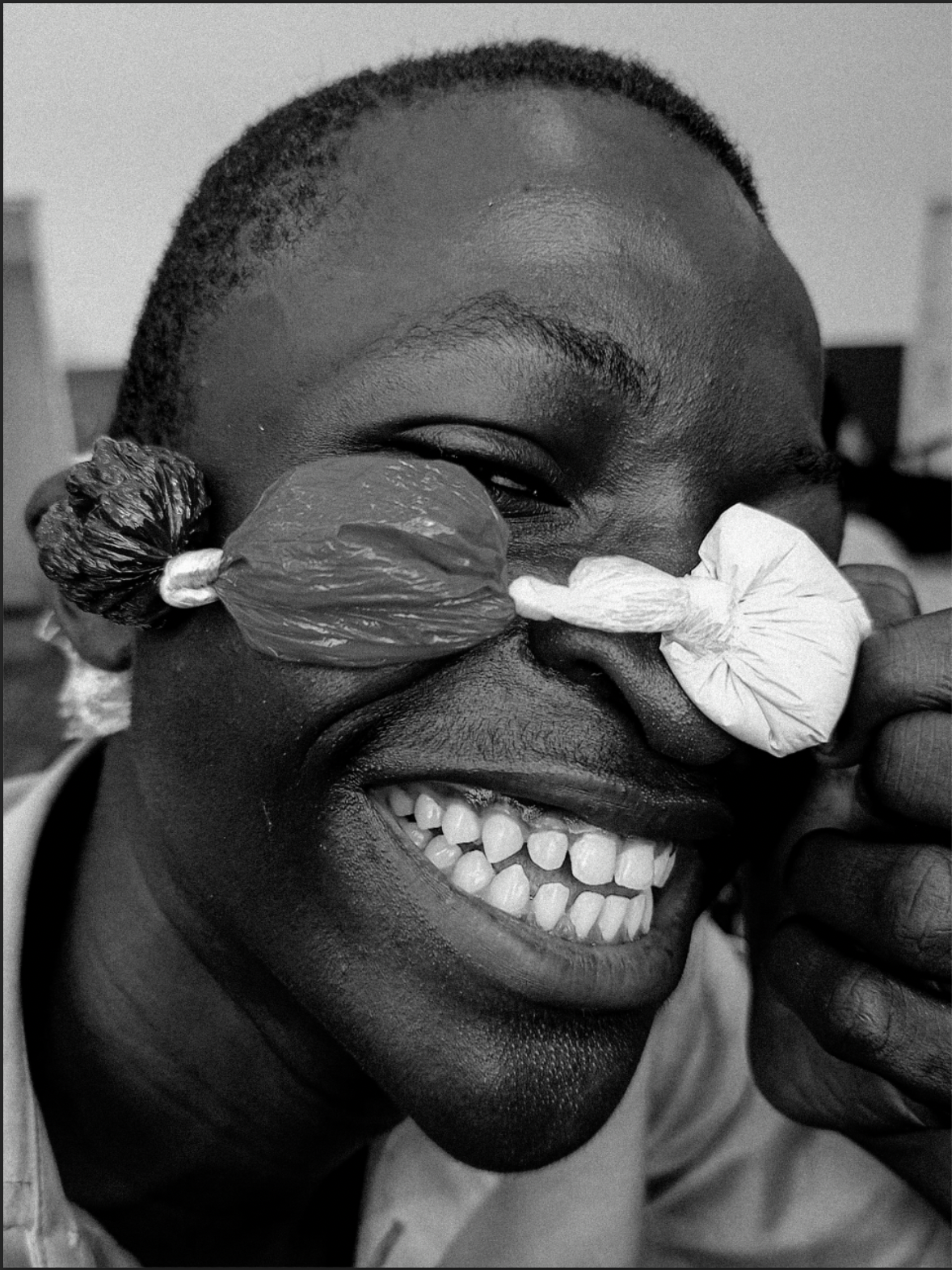 Ogou photography work in black and white title primary colors the key of creation