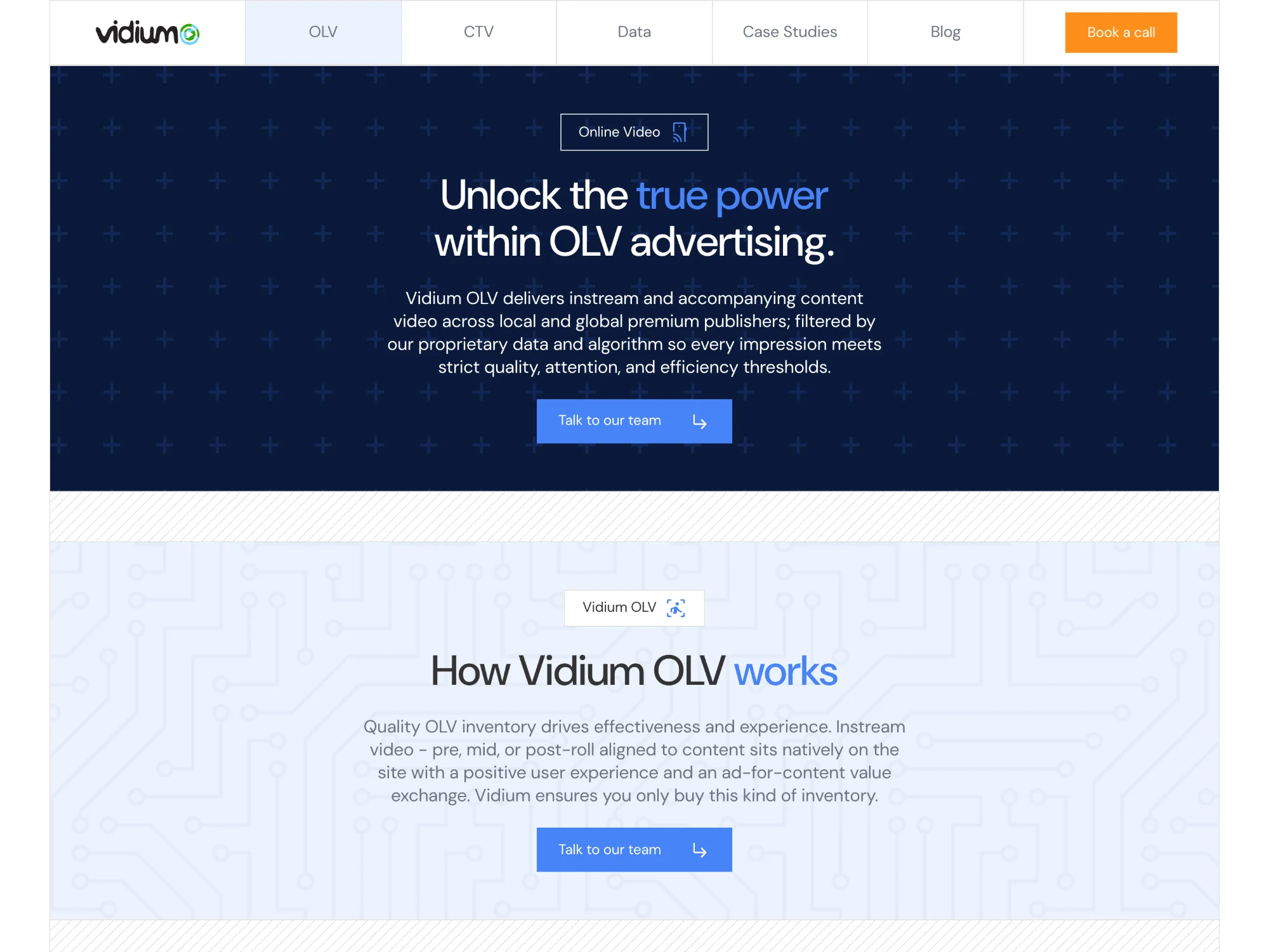 Website screen from this Moonworks case study