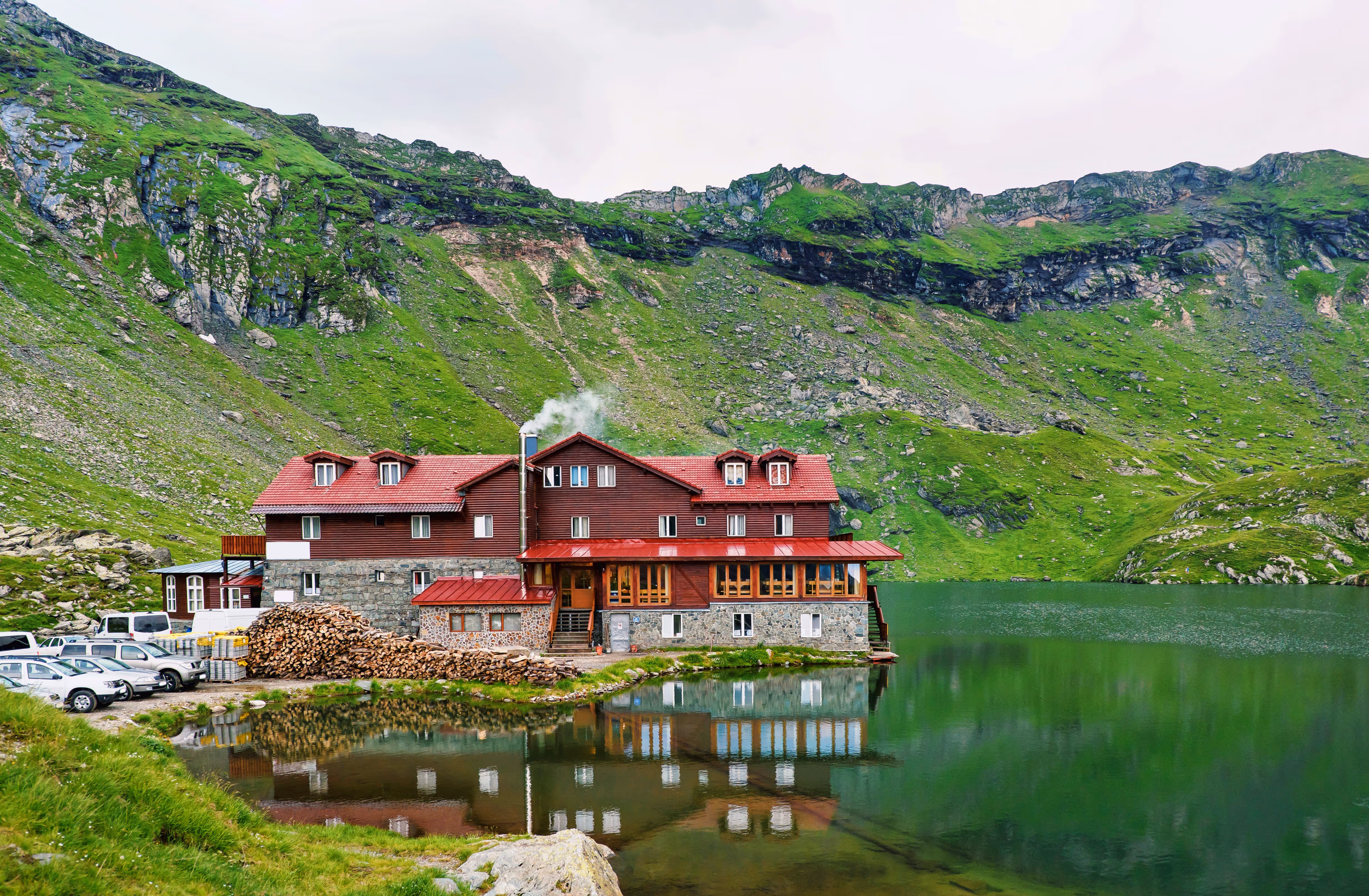 Lacul Bâlea în Munții Făgăraș