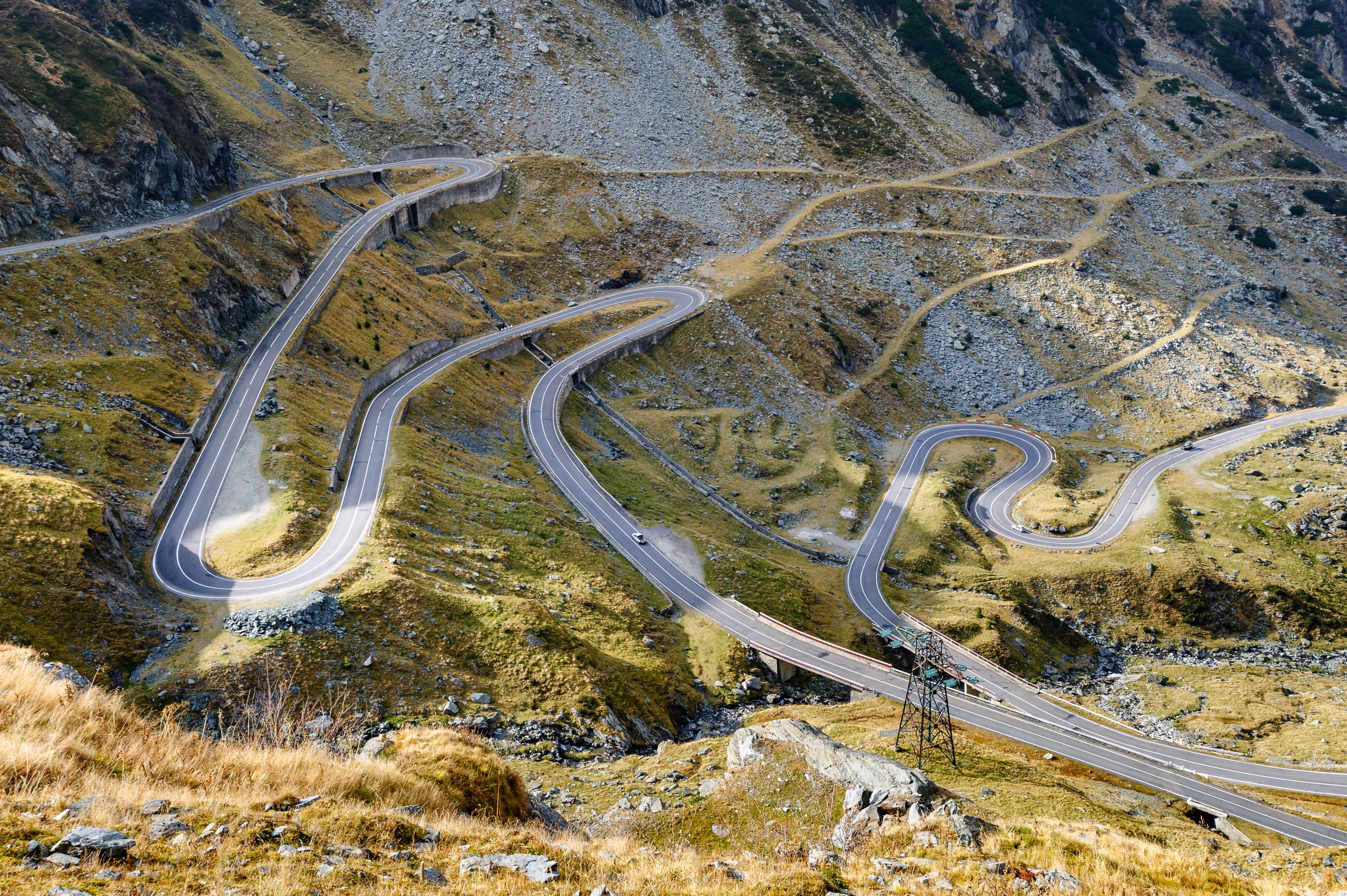 Drumul Transfăgărășan prin Munții Făgăraș