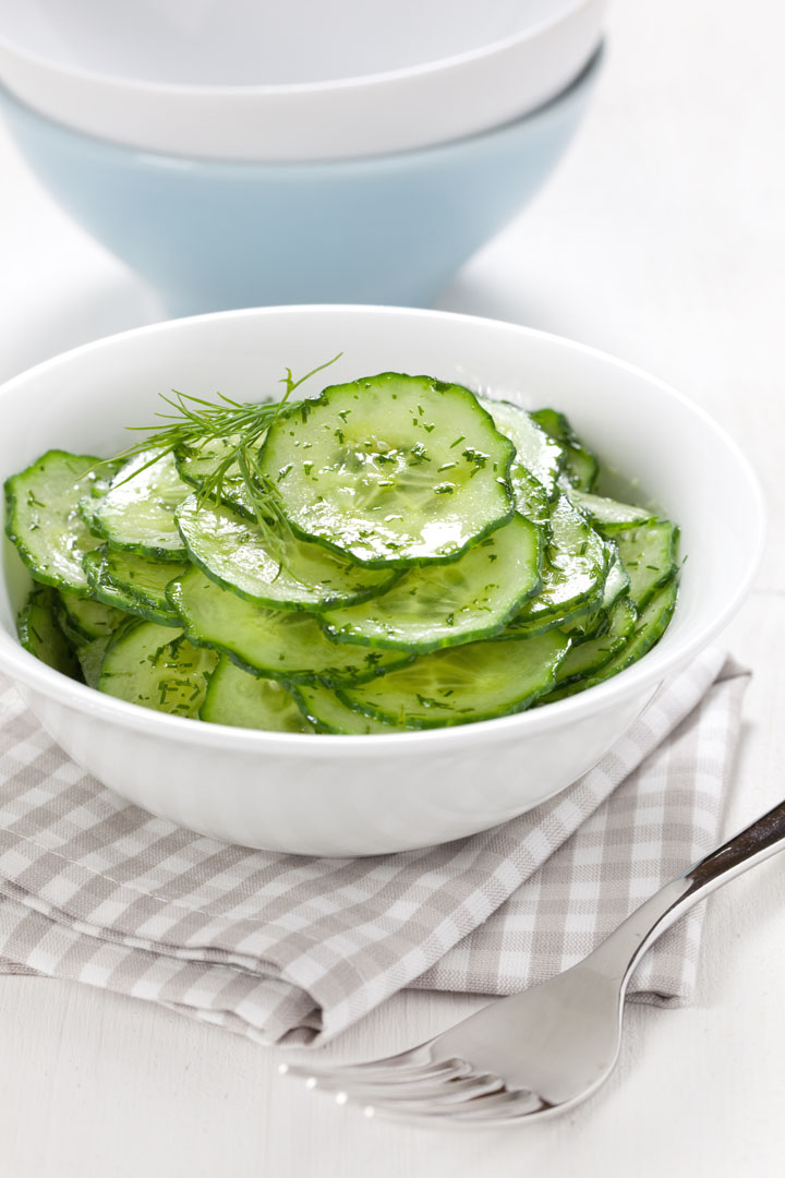 Sweet and Sour Cucumber Salad