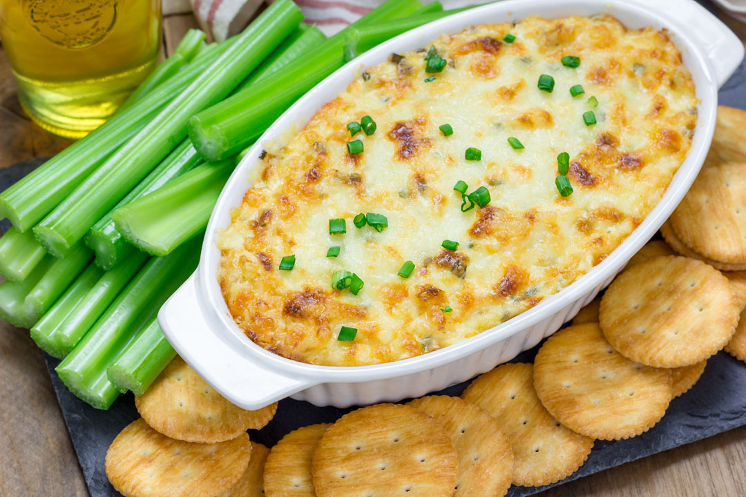 Warm Blue Cheese Crab Dip