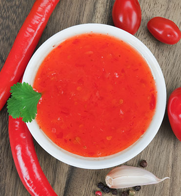 Three-Pepper Hot Sauce