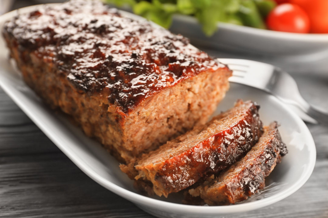 Meatloaf with Apples and Sriracha