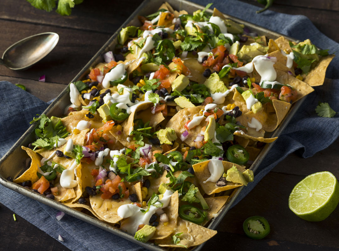 Sheet Pan Loaded Nachos