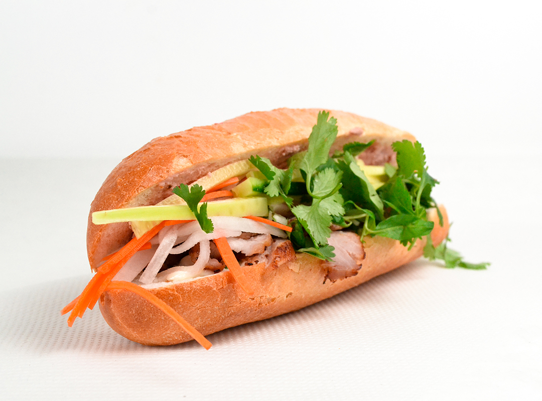 Bánh Mì with Pickled Daikon and Carrots