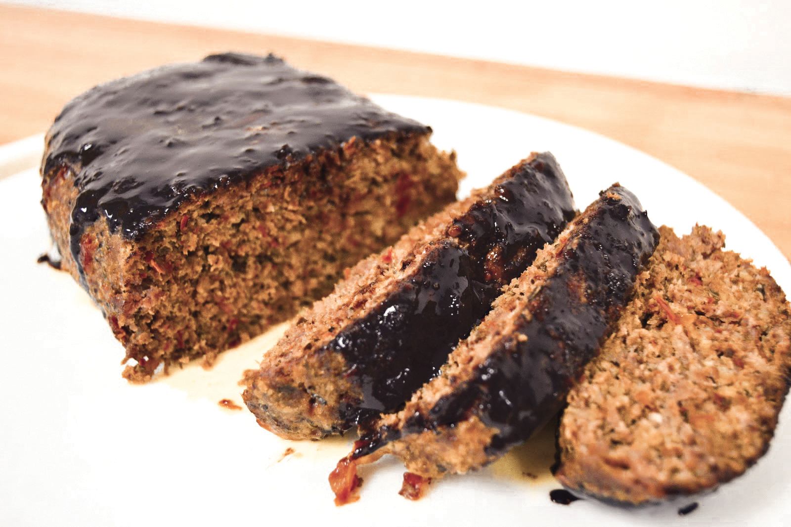 Italian Meat Loaf with Balsamic Glaze