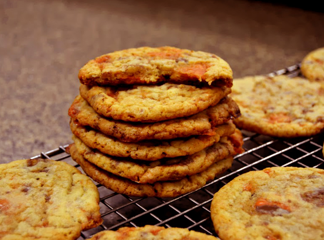 Chewy Butterfinger Cookies
