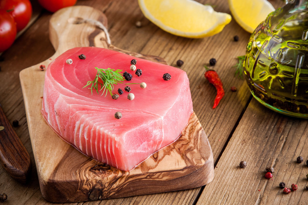 Tuna with Lime Pepper Crust