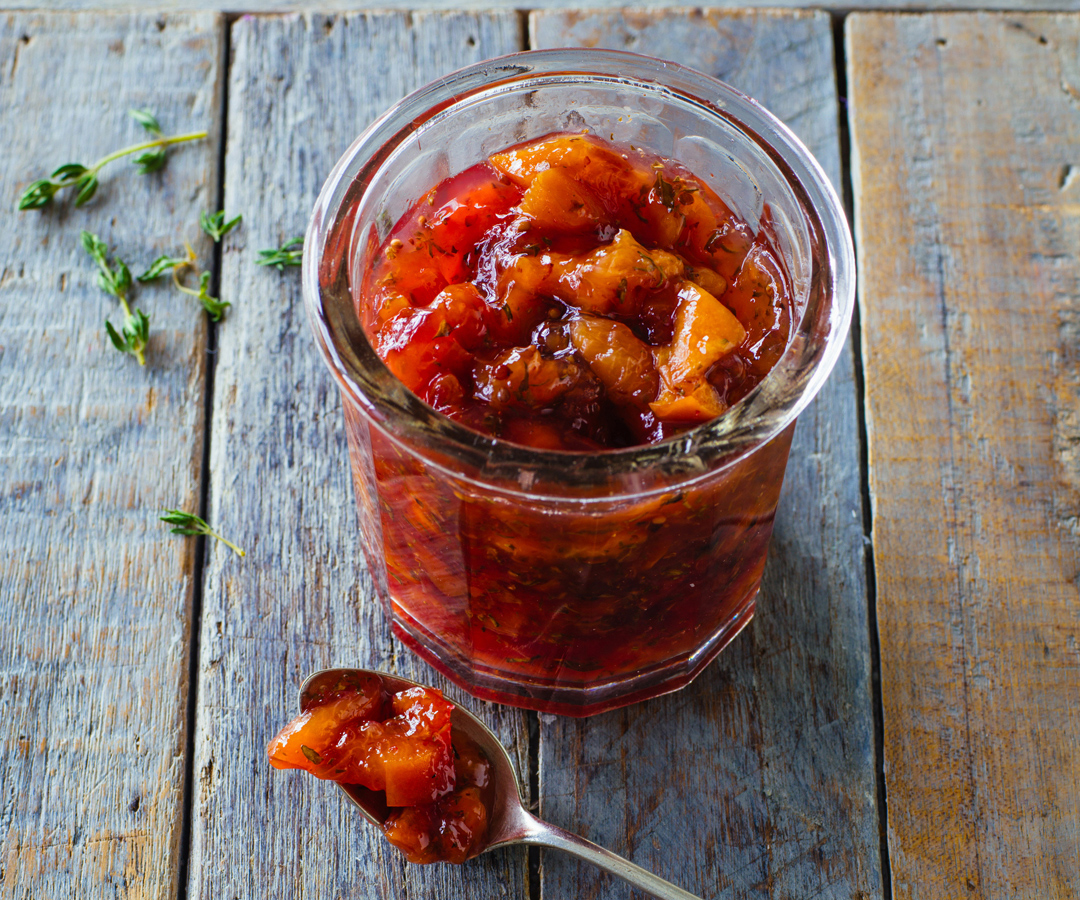 Stone Fruit Compote with Cinnamon and Ginger