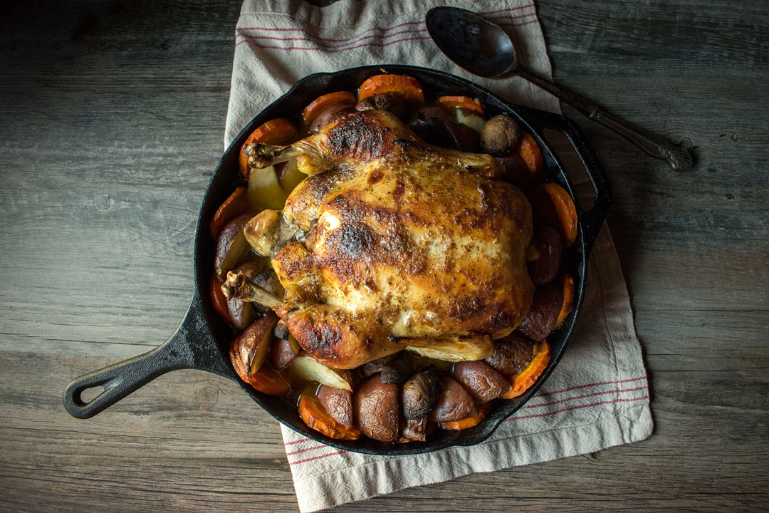 Cast Iron Skillet Roast Chicken