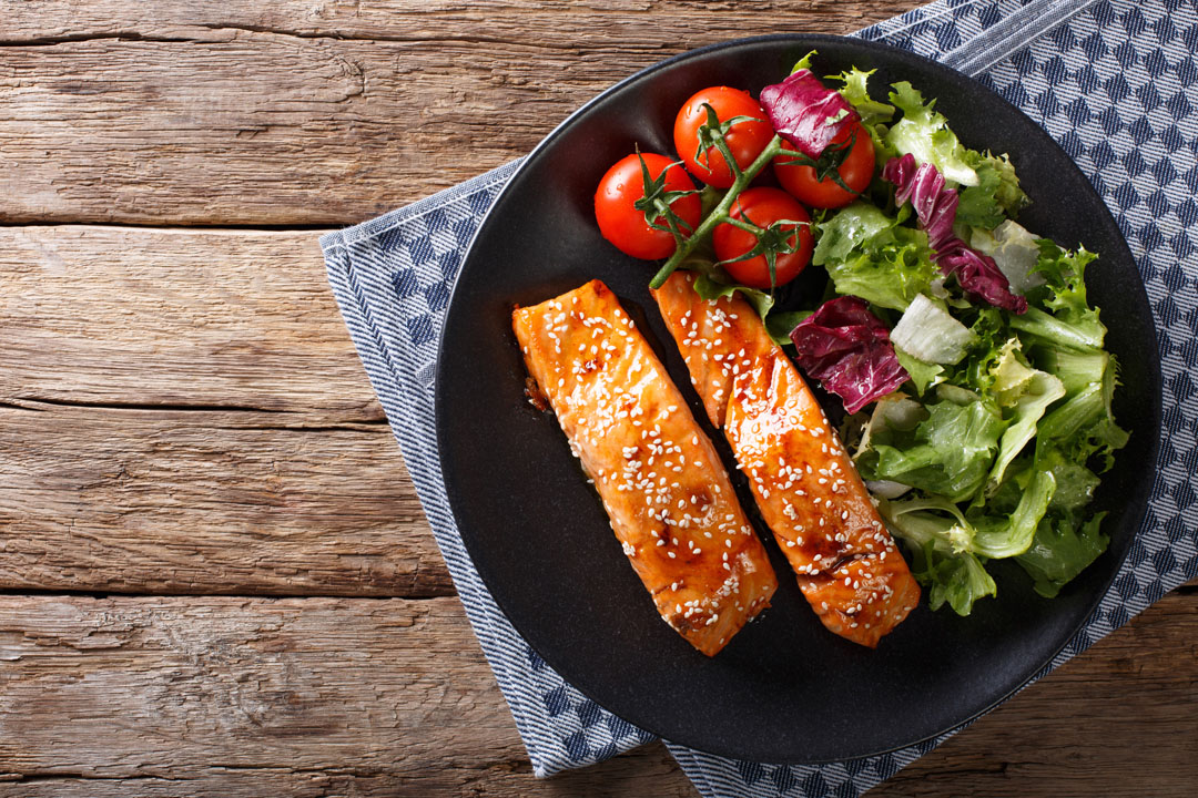 Sweet and Spicy Glazed Salmon