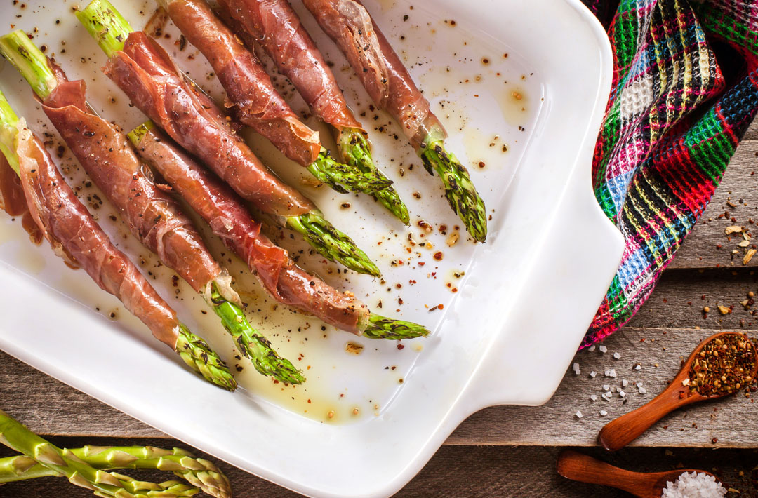 Prosciutto Wrapped Grilled Asparagus